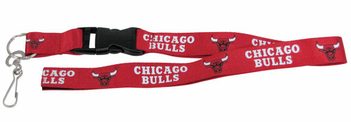 Chicago Bulls Lanyard Breakaway with Key Ring Style Special Order