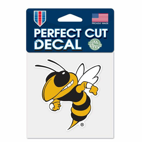 Georgia Tech Yellow Jackets Decal 4x4 Perfect Cut Color Special Order Georgia Tech Yellow Jackets Decal 4x4 Perfect Cut Color Special Order