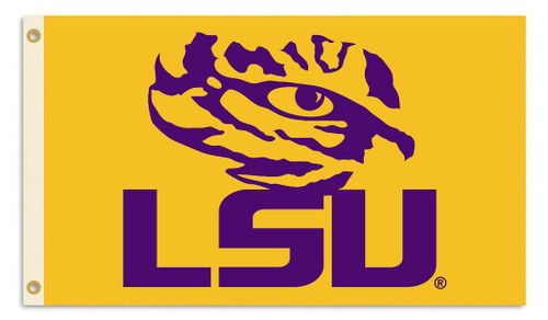 LSU Tigers Flag 3x5 Tiger Eye Design BSI Special Order