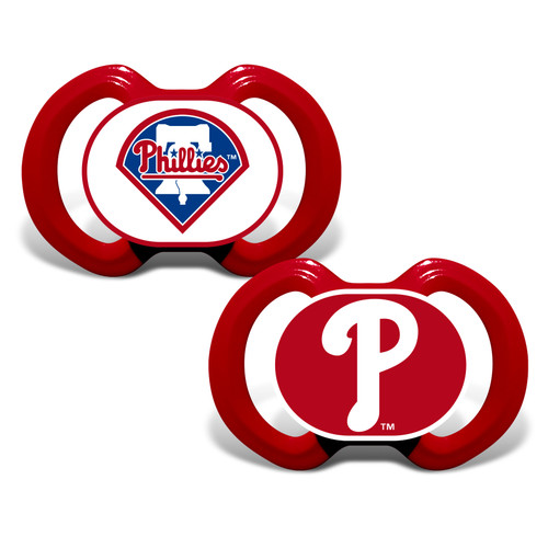 Philadelphia Phillies Pacifier 2 Pack Special Order