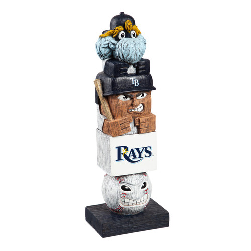 Everyone will want to add this decorative tiki totem to their garden or gameday decor! Inspired by the original Hawaiian style tiki totems, this polystone handpainted sports themed totem shows your team spirit in every element. From the mascot top to the player base and everything in between, your friends and neighbors will be begging to know just where you got this unique product! Approximately 16" tall. Made by Evergreen Enterprises.