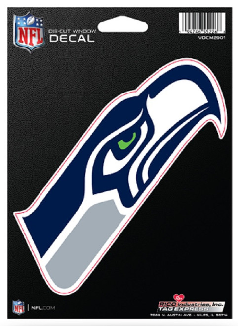 Seattle Seahawks Decal Die Cut Medium