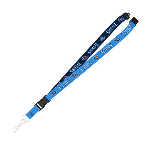 Tennessee Titans Lanyard Two Tone Style Navy Blue