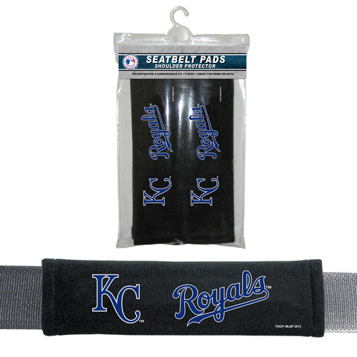 Kansas City Royals Seat Belt Pads Rally Design CO - Sports Fan Shop