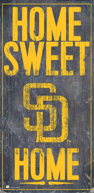 San Diego Padres Sign Wood 6x12 Home Sweet Home Design