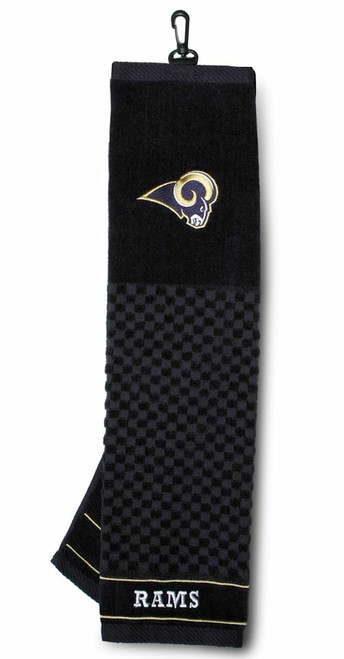 Los Angeles Rams Golf Towel 16x22 Embroidered Special Order