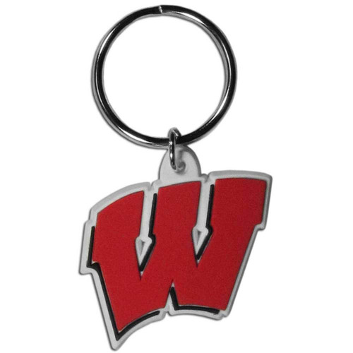 Wisconsin Badgers Keychain Flex Style Special Order