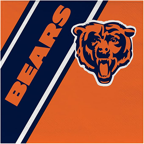 Chicago Bears Paper Napkins Disposable