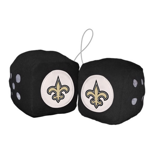 New Orleans Saints Fuzzy Dice