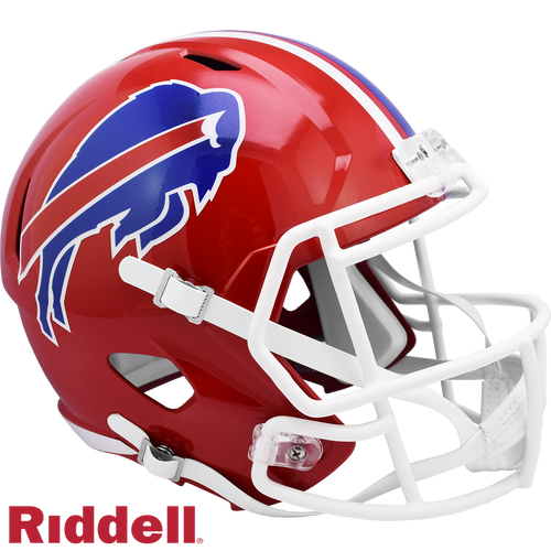 Buffalo Bills Helmet Riddell Replica Full Size Speed Style 1987-2001 T/B Buffalo Bills Helmet Riddell Replica Full Size Speed Style 1987-2001 T/B