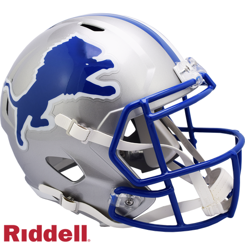 Detroit Lions Helmet Riddell Replica Full Size Speed Style 1983-2002 T/B Detroit Lions Helmet Riddell Replica Full Size Speed Style 1983-2002 T/B