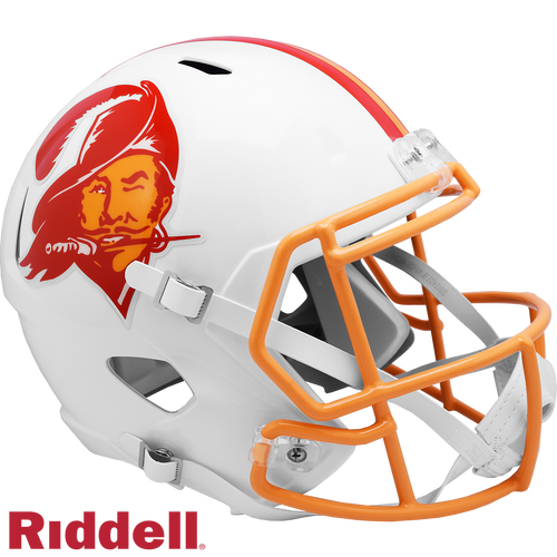 Tampa Bay Buccaneers Helmet Riddell Replica Full Size Speed Style 1976-1996 T/B Tampa Bay Buccaneers Helmet Riddell Replica Full Size Speed Style 1976-1996 T/B