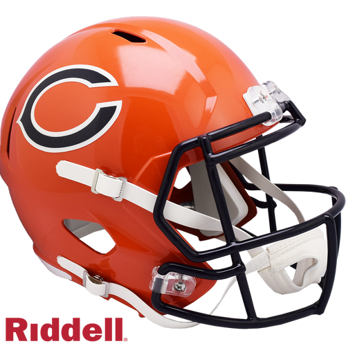 Chicago Bears Helmet Riddell Replica Full Size Speed Style On-Field Alternate