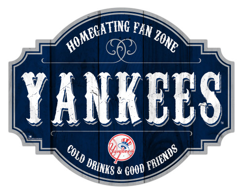 New York Yankees Sign Wood 12 Inch Homegating Tavern