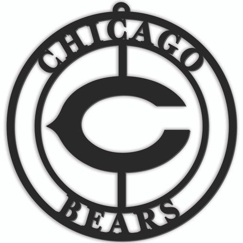 Chicago Bears Sign Door Hanger 16 Inch