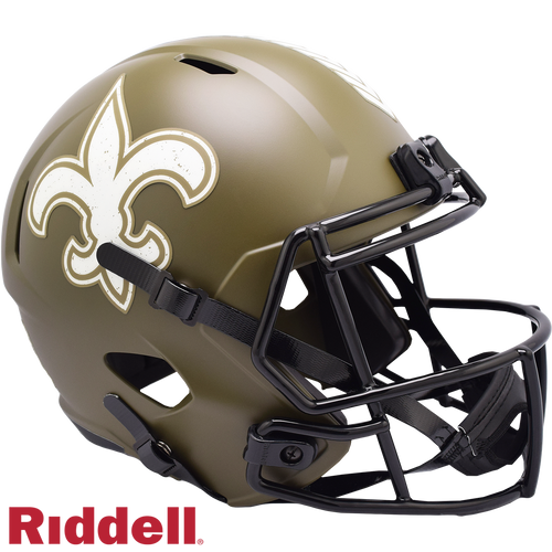 New Orleans Saints Helmet Riddell Replica Full Size Speed Style Salute To Service Sports Fan Shop 9714