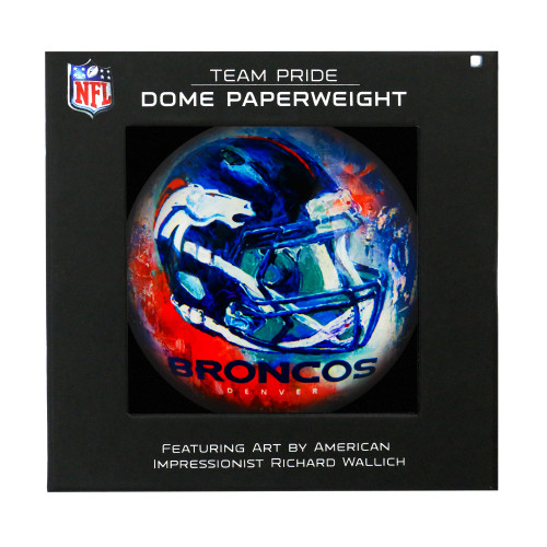 Denver Broncos Paperweight Domed