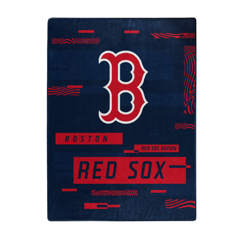 Boston Red Sox Blanket 60x80 Raschel Digitize Design