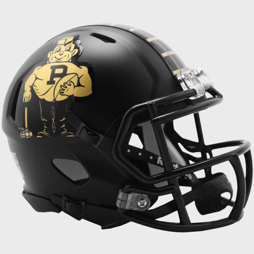 Purdue Boilermakers Helmet Riddell Replica Mini Speed Style Vintage Pete Design