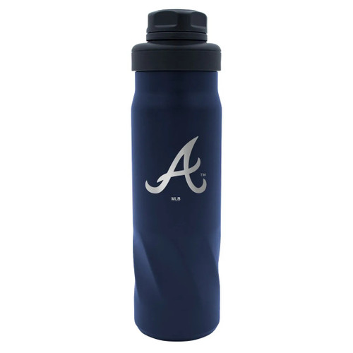 Atlanta Braves Water Bottle 20oz Morgan Stainless Atlanta Braves Water Bottle 20oz Morgan Stainless