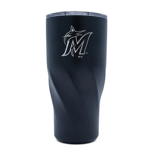 Miami Marlins Tumbler 30oz Morgan Stainless Miami Marlins Tumbler 30oz Morgan Stainless