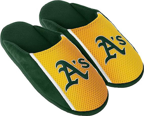 Oakland Athletics Slipper - Men Big Logo - (1 Pair) - L