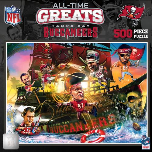 NFL New York Giants All Time Greats 500pc Puzzle Game