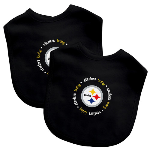 Pittsburgh Steelers Baby Bib 2 Pack