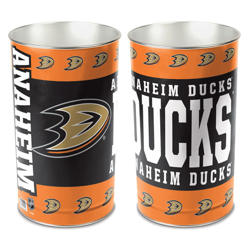 Anaheim Ducks Wastebasket 15 Inch