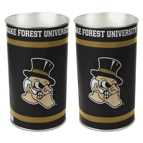 Wake Forest Demon Deacons Wastebasket 15 Inch