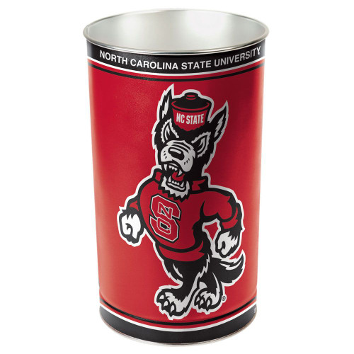 North Carolina State Wolfpack Wastebasket 15 Inch