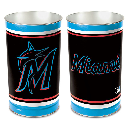 Miami Marlins Wastebasket 15 Inch