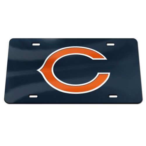 Chicago Bears License Plate Acrylic Chicago Bears License Plate Acrylic