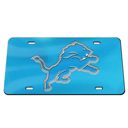 Detroit Lions License Plate Acrylic Detroit Lions License Plate Acrylic