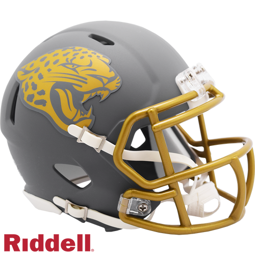 Jacksonville Jaguars Helmet Riddell Replica Mini Speed Style Slate Alternate