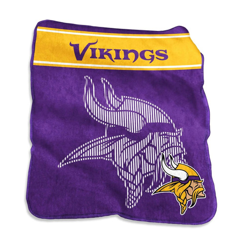 Minnesota Vikings Blanket 60x80 Raschel Throw Minnesota Vikings Blanket 60x80 Raschel Throw