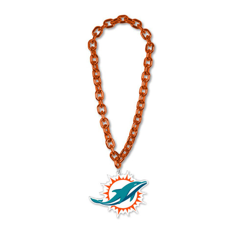 Miami Dolphins Necklace Big Chain