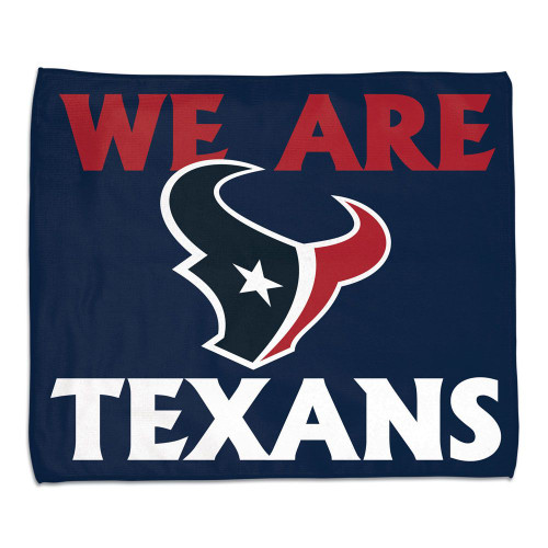 Houston Texans Towel 15x18 Rally Style Full Color