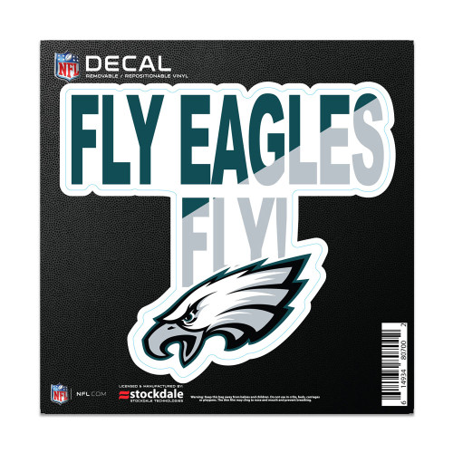 Philadelphia Eagles Decal 6x6 All Surface Slogan