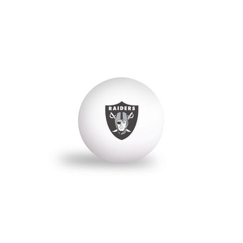 Las Vegas Raiders Ping Pong Balls 6 Pack