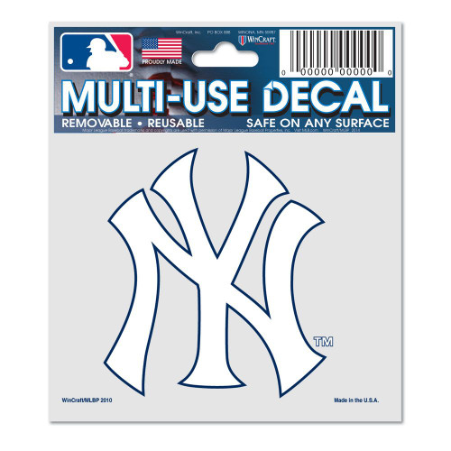 New York Yankees Decal 3x4 Multi Use New York Yankees Decal 3x4 Multi Use