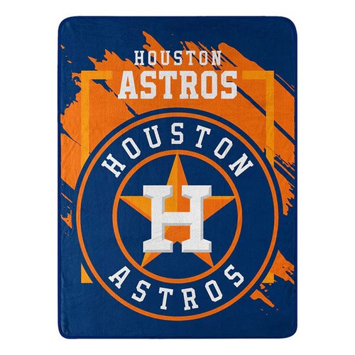 Houston Astros Blanket 46x60 Micro Raschel Dimensional Design Rolled Houston Astros Blanket 46x60 Micro Raschel Dimensional Design Rolled