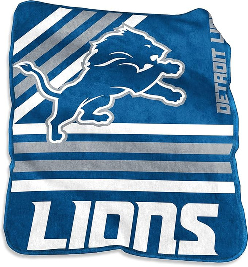 Detroit Lions Blanket 50x60 Raschel Throw Detroit Lions Blanket 50x60 Raschel Throw