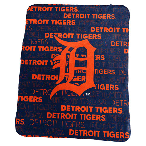 Detroit Tigers Blanket 50x60 Fleece Classic Detroit Tigers Blanket 50x60 Fleece Classic