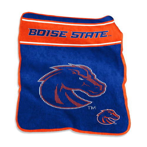 Boise State Broncos Blanket 60x80 Raschel Throw Boise State Broncos Blanket 60x80 Raschel Throw