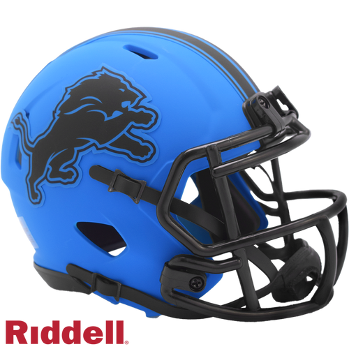 Detroit Lions Helmet Riddell Replica Mini Speed Style Rave Alternate Detroit Lions Helmet Riddell Replica Mini Speed Style Rave Alternate