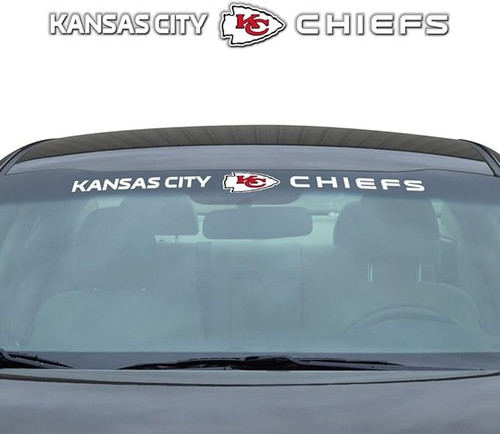 Kansas City Chiefs Decal 35x4 Windshield Style