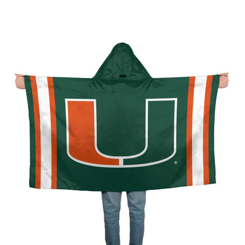 Miami Hurricanes Hoodie Flag