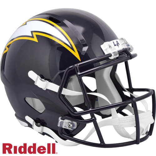 Los Angeles Chargers Helmet Riddell Replica Full Size Speed Style On-Field Alternate 2025