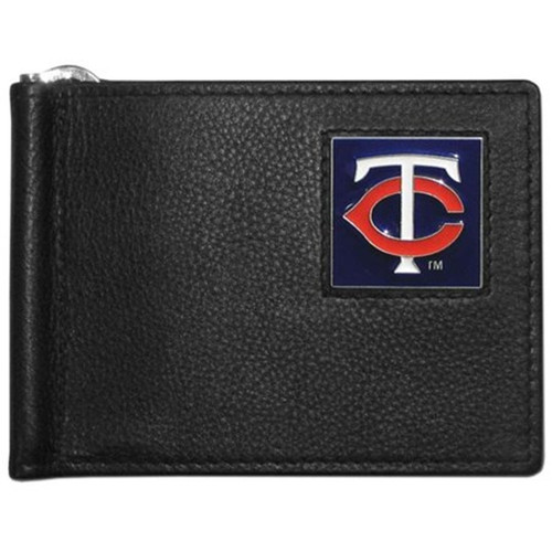 Minnesota Twins Wallet Leather Billfold Clip Wallet Minnesota Twins Wallet Leather Billfold Clip Wallet